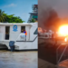 Passengers Injured, As LagFerry boat Goes in Flames on Lagos waterways