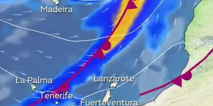 Tension in Canary Island Over Storm Nuria Invassion