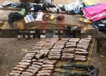 troops recovered items