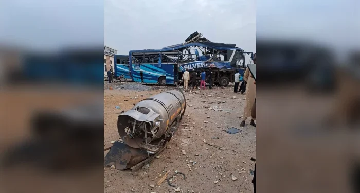 Bus explosion