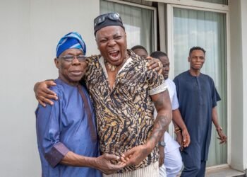 "Charly Boy older than Tinubu?" - Nigerians shocked after Charly Boy meets Obasanjo