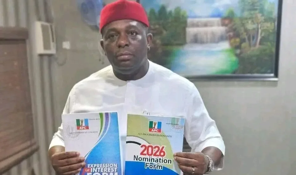 Pressure mounts on Benjamin Kalu as Orji Kalu’s brother picks APC governorship form