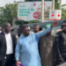 Despite the collapse of the power sector under his watch as a minister, Adebayo Adelabu was welcomed back home in style, amid pomp and paegentry.
