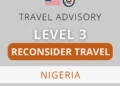 US Travel advisory