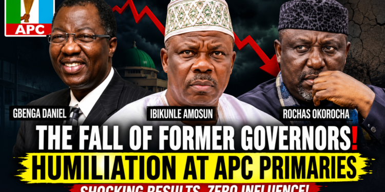 The Fall of Former Governors Daniel, Amosun, and Rochas at APC Primaries 2026