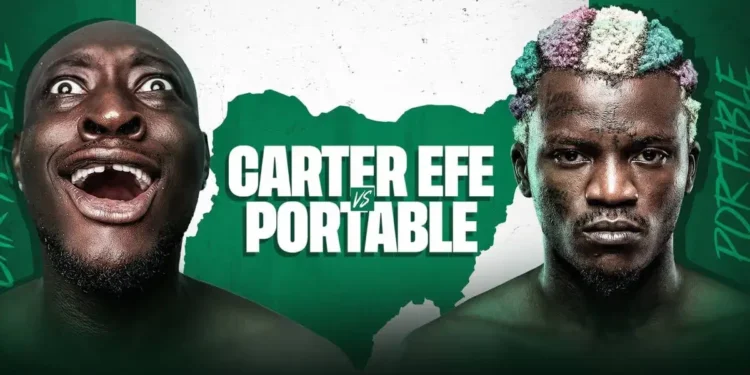 Things to know as Portable, Carter Efe set to engage in celebrity boxing clash